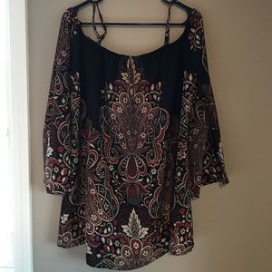 Boho pattered // Of the shoulder // Dress